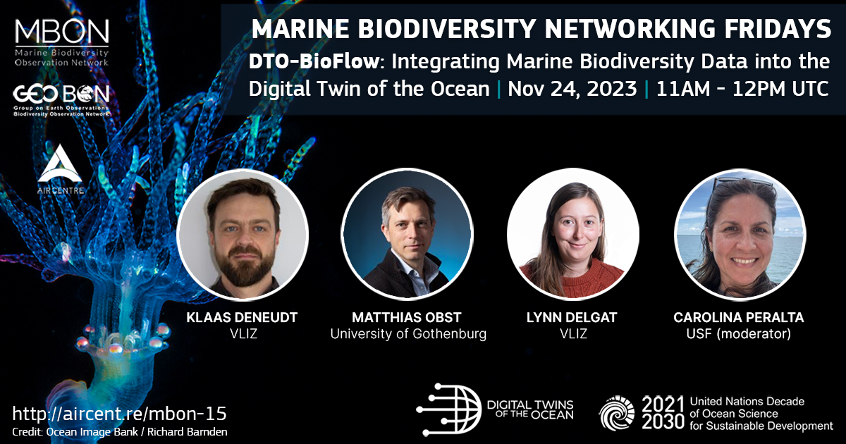 Marine Biodiversity Networking Friday with DTO-BioFlow