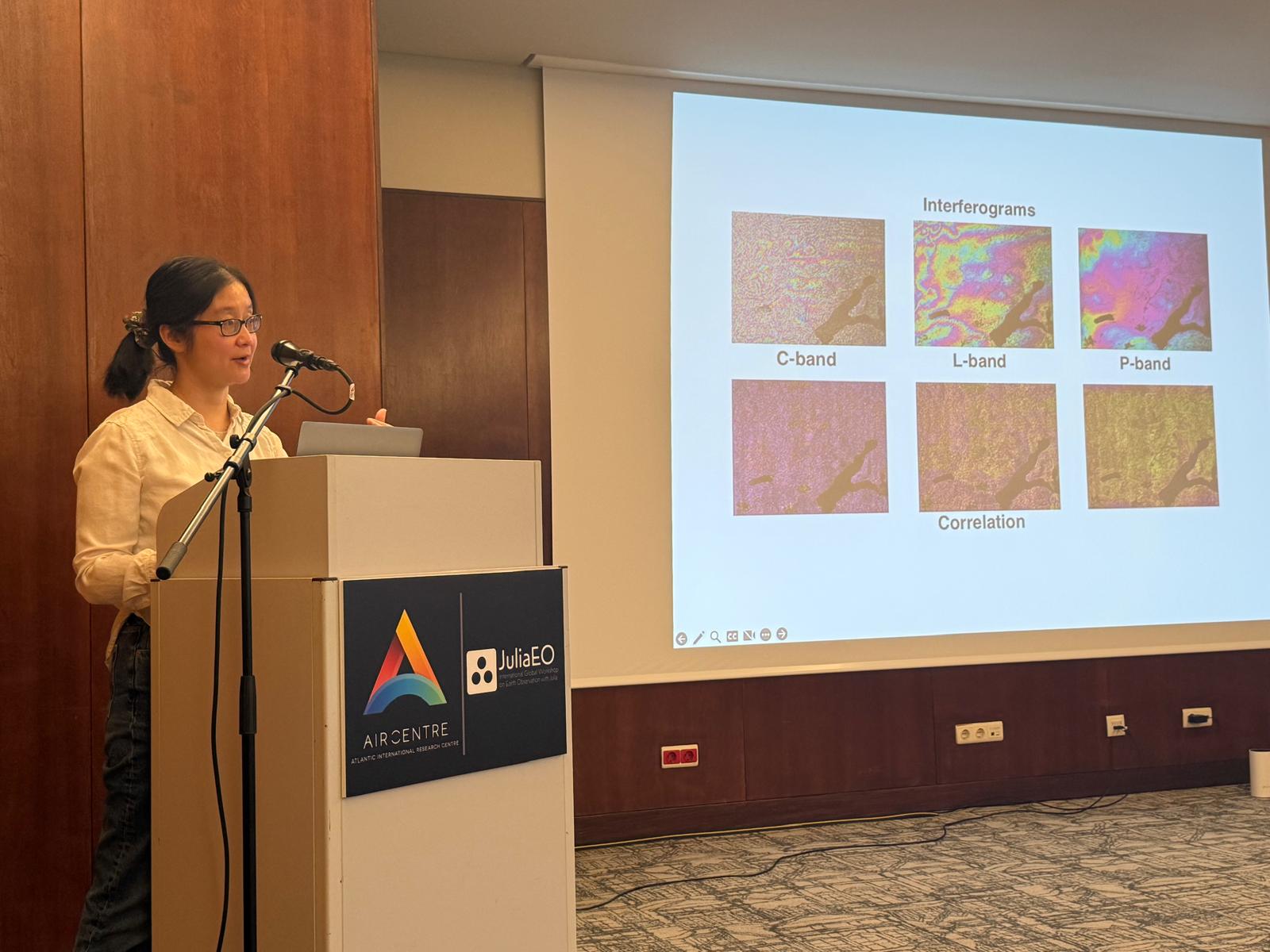 JuliaEO26 welcomes leading InSAR expert Jingyi "Ann" Chen
